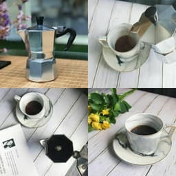 Italiaans Espresso koffiezetapparaat 6 kopjes — thumbnail 2