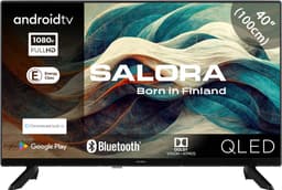 Salora 40QLED320 tv 101,6 cm (40") Full HD Smart TV Wifi Zwart 220 cd/m² — thumbnail 1