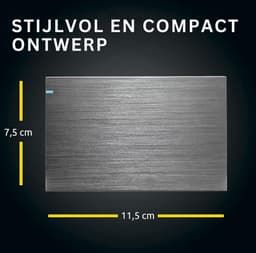 DailySupplies® Harde Schijf Extern - Draagbare - 2TB Opslag - Donkergrijs — thumbnail 4