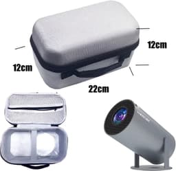 Draagbare WiFi 6 Mini Beamer voor Presentaties - 4K - Android 11 met BT 5.0 - Scherpe Beeldkwaliteit met draagtas — thumbnail 2