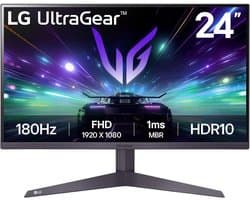 LG Ultragear 24GS50F-B - Full HD Gaming Monitor - 180Hz - 24 inch