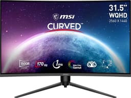 MSI G32CQ5P computermonitor 80 cm (31,5") 2560 x 1440 pixels Wide Quad HD lcd zwart — thumbnail 1
