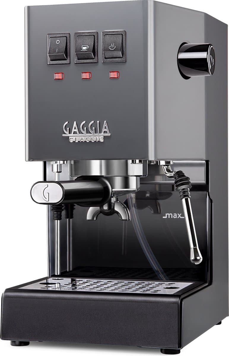 Gaggia Classic E24 - Pistonmachine - 15 bar - Industrial Grey — afbeelding 1