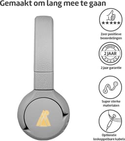 POGS - The Gecko 2 - Draadloze on-ear kinder koptelefoon - Bluetooth - Veilige volumebegrenzing - Duurzaam - Gratis app voor extra functies - rGrijs — thumbnail 2