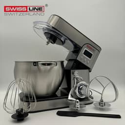 Swiss Line Switzerland - Keukenrobot - Keukenmachine - 9L - 2800W - RVS - Digitaal scherm — thumbnail 1