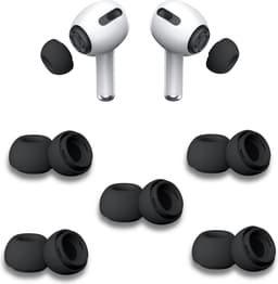 Oordopjes geschikt voor Apple Airpods Pro - Airpods Pro tips - Airpods Pro vervanging tips - 5 paar oordopjes geschikt voor Airpods Pro - Medium / Zwart — thumbnail 1