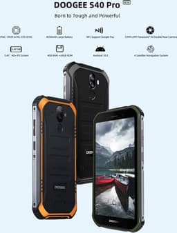Doogee S40 Pro 13,8 cm (5.45") Dual SIM Android 10 4G Micro-USB 4 GB 64 GB 4650 mAh Oranje — thumbnail 2