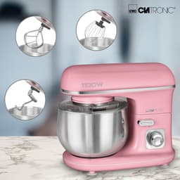 Clatronic KM 3711 -  Keukenmachine - Kneedmachine - RETRO - Roze - 5L - 1100 watt — thumbnail 5
