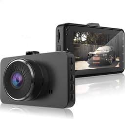 TechU™ Dashcam Voor en Achter Camera – M20 Zwart – Dashboardcamera – Full HD 1080P – 170° Wijdhoeklens – G-sensor – Bewegingssensor – Parkeermodus – Loop recording – Nachtvisie – Incl. Achteruitrijcamera - voor auto — thumbnail 1
