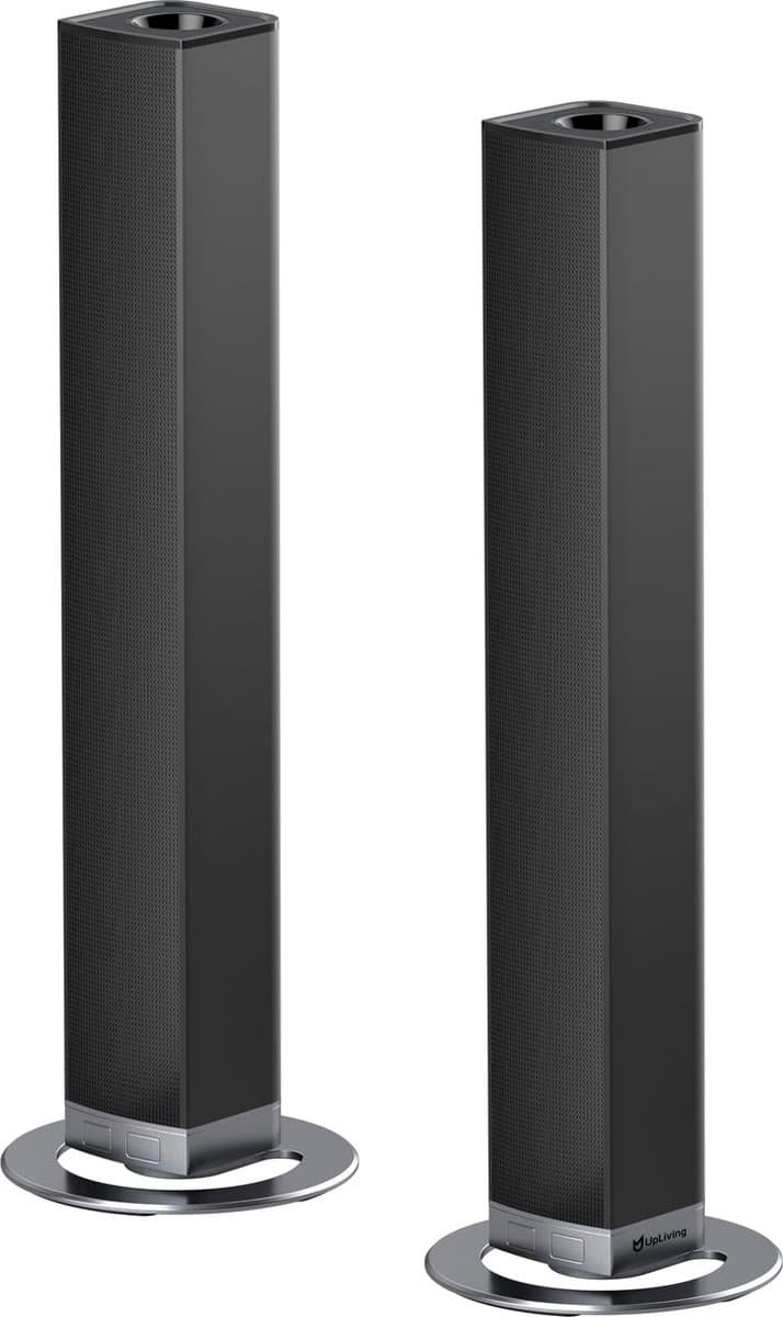 UpLiving 80W Soundbar met Bluetooth 5.3 – 2-in-1 Split Design – 360° Surround Sound – HDMI/Optisch/AUX/USB – Home Cinema Soundbar voor TV, Gaming & Muziek — afbeelding 1