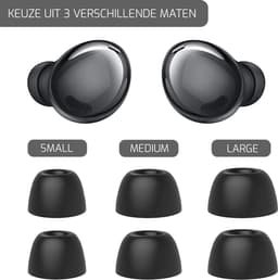 Oordopjes geschikt voor Samsung Galaxy BudsPro - Samsung Galaxy Buds Pro tips - Samsung Galaxy Buds Pro vervanging tips - 5 paar oordopjes voor Samsung Galaxy Buds Pro - Zwart / Large — thumbnail 2