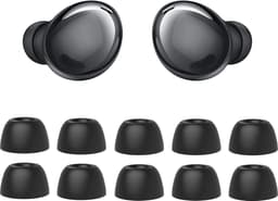 Oordopjes geschikt voor Samsung Galaxy BudsPro - Samsung Galaxy Buds Pro tips - Samsung Galaxy Buds Pro vervanging tips - 5 paar oordopjes voor Samsung Galaxy Buds Pro - Zwart / Medium — thumbnail 1