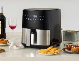 Swiss Pro+ 5 Liter intelligente Air Fryer Digitaal- airfryer- zwart-nieuw model 2026 — thumbnail 1