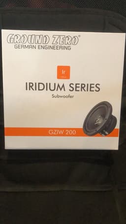 Ground Zero Iridium GZIW200 subwoofer 8 inch 150 watt RMS - 4 ohm impedantie — thumbnail 5