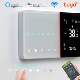 TechU™ Slimme Thermostaat Ease – Wit – Alleen voor CV-ketel – App & Wifi – Google Home & Alexa – Persoonlijk programma instelbaar — thumbnail 3