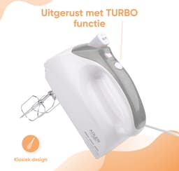 Adler Handmixer - 300W - Turbo functie — thumbnail 3