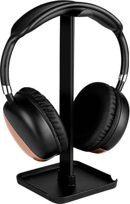 Universele Koptelefoon Standaard - Headset Stand - Hoofdtelefoon Houder Voor Op Je Bureau - Standaard - Headphone Stand - Zwart — thumbnail 1