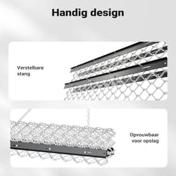 Weideeg Gazontractor - Sleepeg Grondbewerking - Bodem Egaliseren - Robuust Stalen Frame - 155 x 123 cm — thumbnail 2