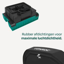 VONROC bouwstofzuiger nat/droog - M-klasse - 1600W - 22kPa - Automatische filterreiniging (klopfunctie) - HEPA H14 - 40L tank – Antistatische slang Ø35 mm — thumbnail 2