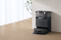 ECOVACS - DEEBOT T50 Pro OMNI BLACK GEN 3 - TruEdge 2.0 Adaptive Edge Cleaning - 25000Pa Powerful Suction - ZeroTangle 3.0 Anti-tangle Technology - Auto-lift Mopping en tapijt schoonmaak strategie - AI Instant Re-mop - TrueMapping 2.0 — thumbnail 4