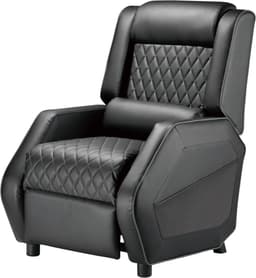 VDD - Gamestoel - Fauteuil - Game stoel - Gamestoel met voetsteun - Gamestoel zwart — thumbnail 5