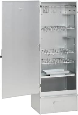 vidaXL - BBQ-rookoven - met - houtsnippers - 44,5x29x110 - cm - staal — thumbnail 3