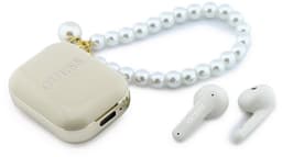 Guess Tws-Hoofdtelefoon Met Parelmoer-Bandje Voor Iphone, Beige, Draadloze Set — thumbnail 3
