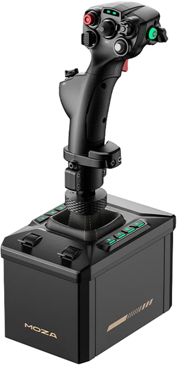 MOZA AB6 Flight base + MHG joystick — afbeelding 1