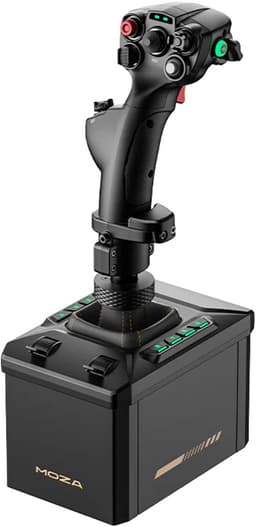 MOZA AB6 Flight base + MHG joystick — thumbnail 1