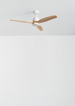 CREATE - Stille plafondventilator van 40 W met technische ABS-bladen, verkrijgbaar in verschillende maten - S - Met licht - Afstandsbediening - WIND STYLANCE — thumbnail 2