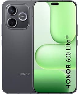 HONOR 600 Lite 5G Smartphone - 256GB - Zwart - 6520mAh - 45W SuperCharge - 108MP - 120Hz AMOLED - IP66 — thumbnail 1