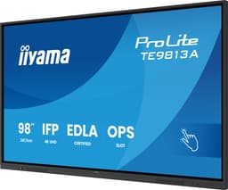 iiyama TE9813A-B2AG beeldkrant Kiosk-ontwerp 2,48 m (97.5") Wifi 500 cd/m² 4K Ultra HD Zwart Touchscreen Type processor Android 24/7 — thumbnail 5