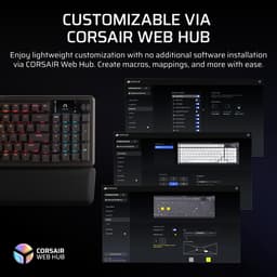 Corsair VANGUARD 96 WIRELESS gaming toetsenbord — thumbnail 4