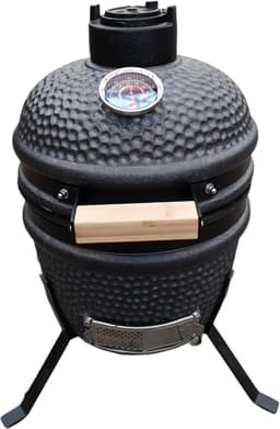 Compleet - Own Grill 13 inch kamado barbecue V1 zwart met heatdeflector — thumbnail 4