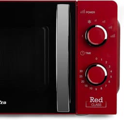 Magnetron 20L Capaciteit met 6 Niveaus, Timer en Ontdooi Programma - 700W, Rood — thumbnail 2