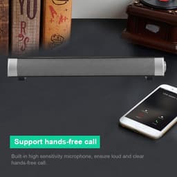 Soundbar - Soundbar met Draadloze Subwoofer - Box - TV Speaker - Soundbars - Bluetooth - Ingebouwde subwoofer - Home Cinema Geluid- Zwart — thumbnail 2