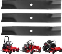 Maaimessen Set - Reserveonderdelen Gazon - Grasmaaien Onderhoud - 3 Stuks Inhoud - 48 inch Dek — thumbnail 1