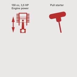 Scheppach Grasmaaier Benzine MS161-46 - Zelfrijdend - Mulchfunctie - 46cm maaibreedte - 4-takt - 150cc - 3,5pk - Voor tuinen tot 1000m² - met 55L opvangbak — thumbnail 5