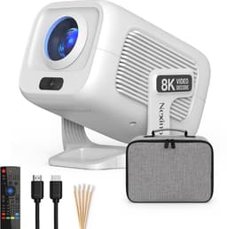 Nexino® Smart Beamer Full HD (15.000 Lumen) - Projector - 8K Support - Android 14.0 - Home Cinema - Wifi & Bluetooth - Geschikt voor IOS en Android - Incl. Opbergtas — thumbnail 1