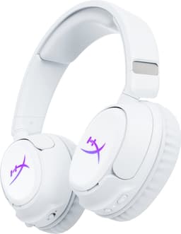 HyperX Cloud Flight 2 – Draadloze Gaming Headset met RGB Covers, tot 100u batterijduur, 2.4GHz & Bluetooth –Multi‑Platform- Wit — thumbnail 4