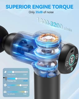 Massage Gun Professioneel - Massage Apparaat - Theragun spierapparaat — thumbnail 4