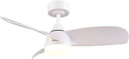 REALITY HELSINKI - Ventilator - Wit mat - incl. 1x SMD 20 W - Afstandsbediening - Geintegreerde dimmer - Traploos instelbare lichtkleur - Dimbaar met schakelaar - Niet externe dimbaar - Geheugenfunctie - Zomer- en wintermodus - 6 snelheidsniveaus — thumbnail 5