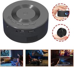 Nexvo® Mini beamers - Projector - Mini beamer - Zwart- 16cm x 14cm x 8cm — thumbnail 2
