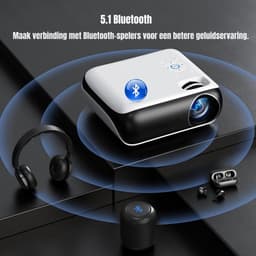 Aura® Mini beamers - Projector - Mini beamer - Wit -‎4cm x 4cm x 9cm — thumbnail 4