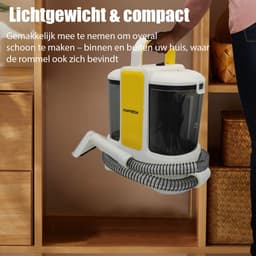 Draagbare tapijt- en meubelreinigingsmachine, 18 kPa tapijtreiniger voor diepe vlekken, vlekkenreiniger voor ongelukjes met huisdieren, vloerkleden, trappen, autostoelen en banken, inclusief accessoires. — thumbnail 2