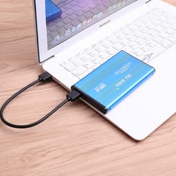 Externe Harde Schijf - Mobiele Opslag - Data Back-up - Snelle USB 3.0 - 13mm Dun - Blauw — thumbnail 5