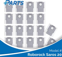 Roborock Saros 20 Stofzakken (18 Stuks, Plus.Parts® alternatief voor 8.02.0239) — thumbnail 1