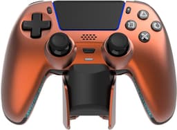 Deltaco Gaming Draadloze Pro Controller + Oplaadstation - Hall-Effect - Oranje/Koper - PS5/PC/Mobile — thumbnail 1