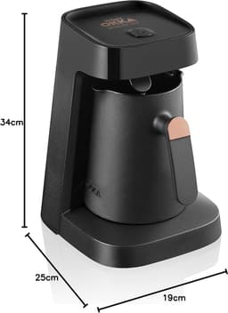 Elektrische Turkse Koffiemachine voor 5 Kopjes met Overloopbeveiliging — thumbnail 2