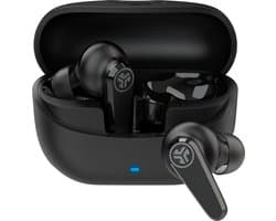 JLab Go Pods ANC Draadloze Oordopjes Met Noise Cancelling - Oortjes Draadloos Bluetooth - 26 uur Batterijduur - Hybrid ANC - Equalizer EQ4 App - Multipoint - Fast Charging Case - Zwart